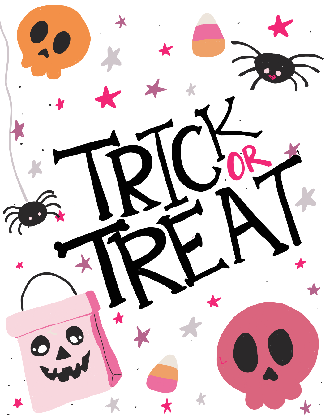 Trick or Treat T shirt Pre Order Adult