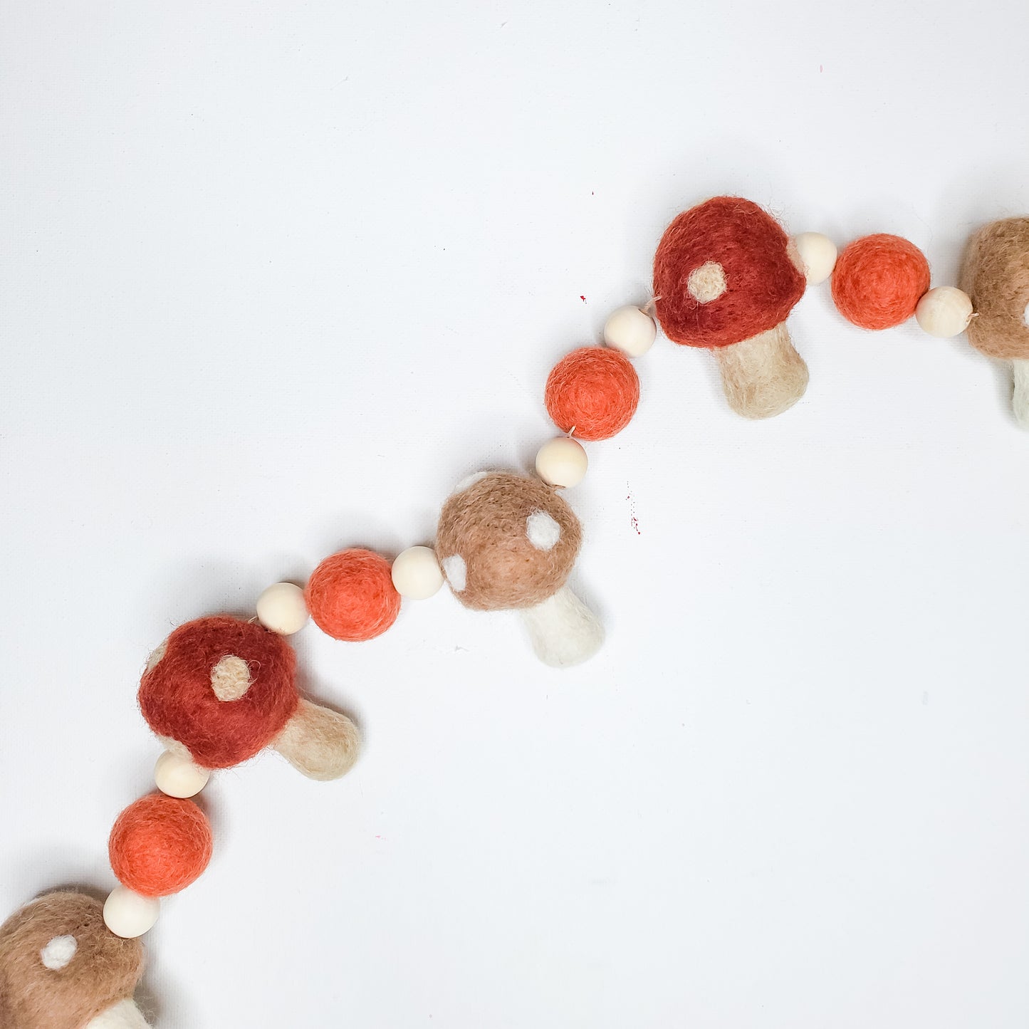 Wild Mushroom Felt Garland