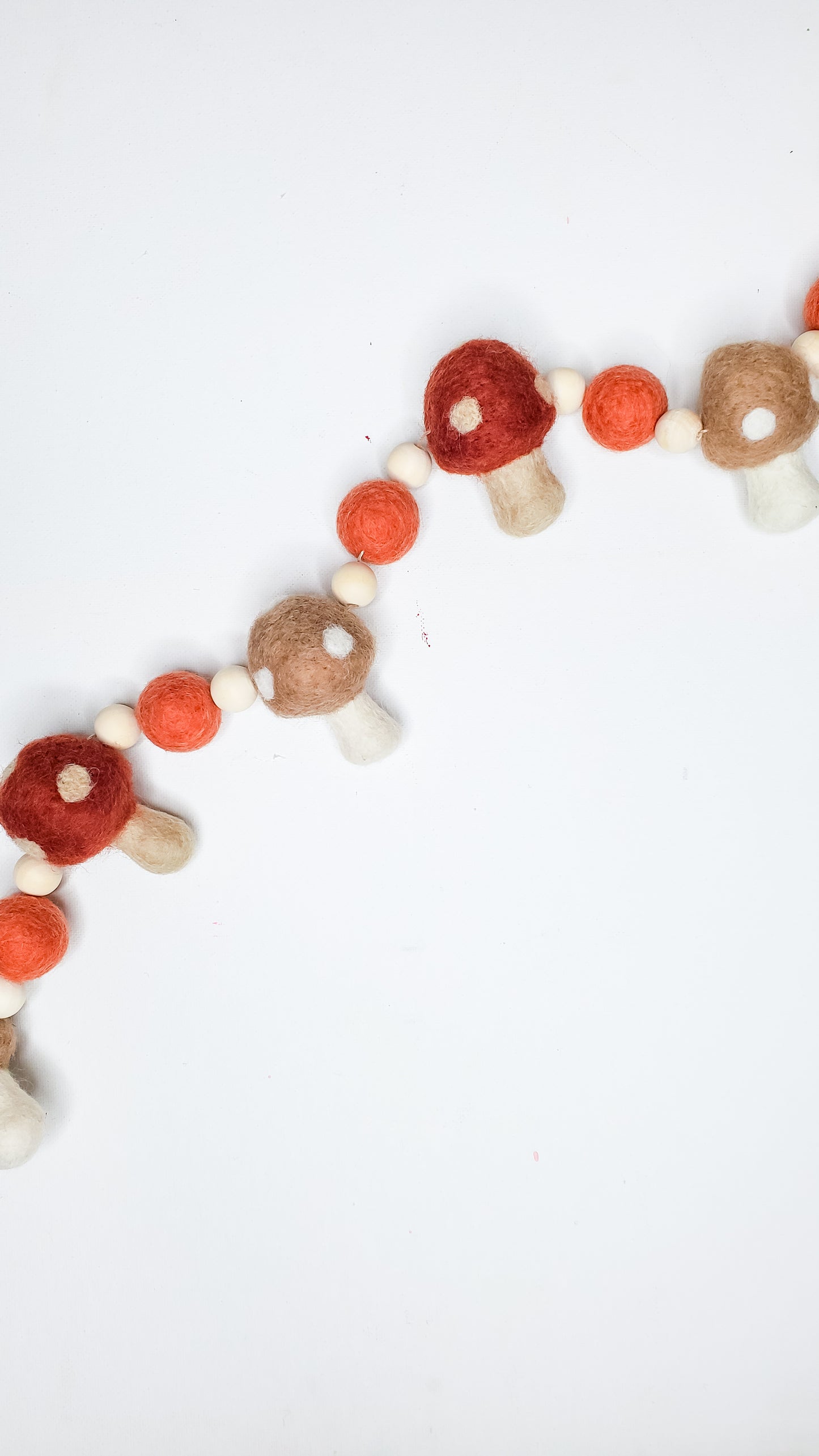 Wild Mushroom Felt Garland