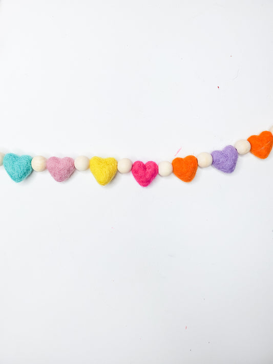 Conversation Heart Mini Garland